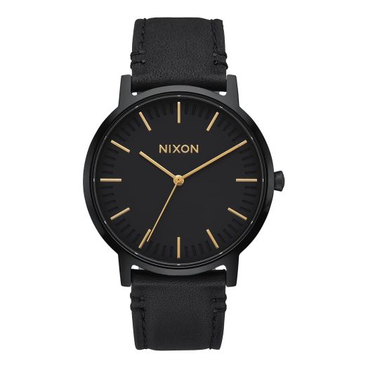 Nixon Porter Leather A1058 50m Water Resistant Men’s Watch (20-18mm Leather Band and 40mm Watch Face)