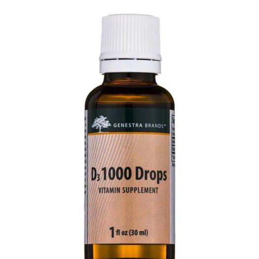 Genestra D3 1000 Drops - 1 fl. oz (30 ml)