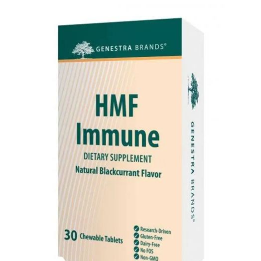 Genestra HMF Immune, Natural Blackcurrant Flavor - 30 Chewable Tablets