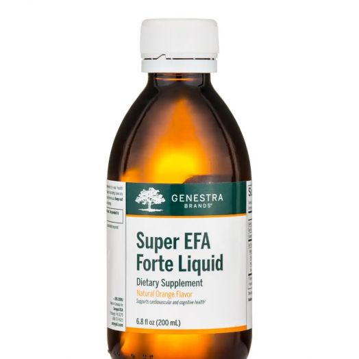Genestra Super EFA Forte Liquid, Natural Orange Flavor - 6.8 fl. oz (200 ml)