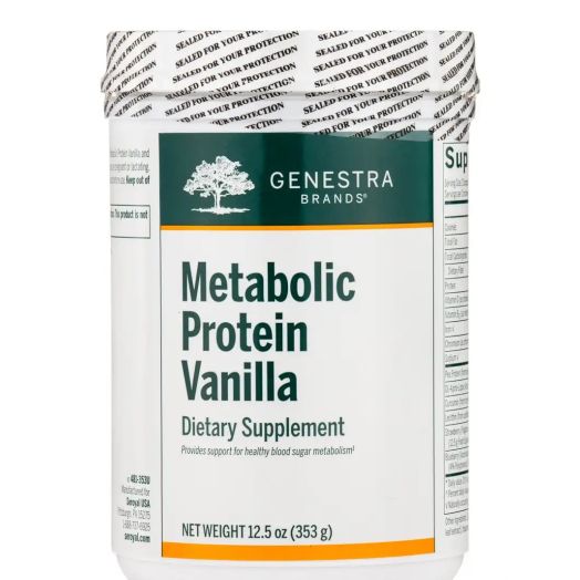Genestra Metabolic Protein, Vanilla Flavor - 12.5 oz (353 Grams)