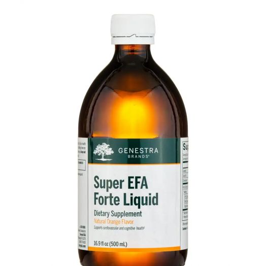 Genestra Super EFA Forte Liquid, Natural Orange Flavor - 16.9 fl. oz (500 ml)