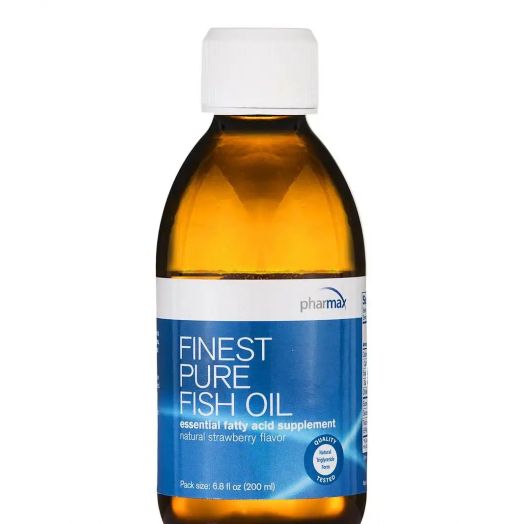 Pharmax Finest Pure Fish Oil, Strawberry - 6.8 fl. oz (200 ml)