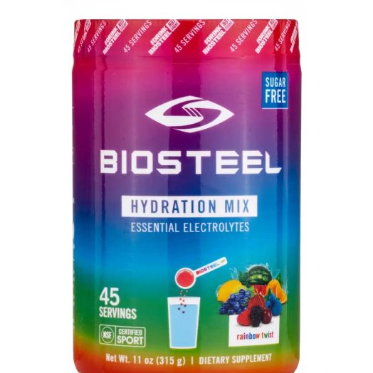 BioSteel Hydration Mix Powder, Rainbow Twist Flavor - 11 oz (315 Grams)