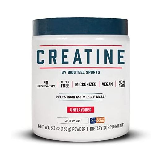 BioSteel Stackables Creatine Powder, Gluten Free and Non-GMO Formula, Unflavored, 72 Servings