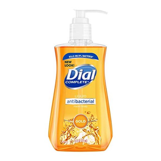 Dial Antibacterial Liquid Hand Soap, Gold, 7.5 Ounce