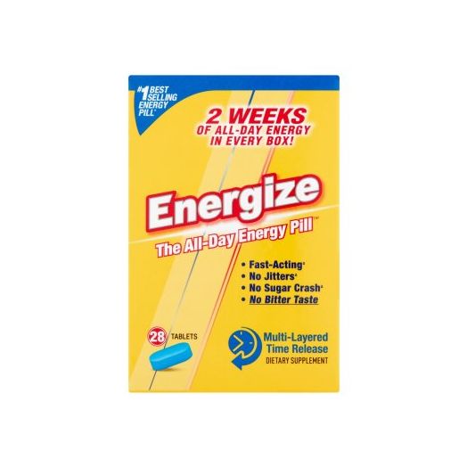 Energize Dietary Supplement Multi-Layered Time Release Tablets, 28 count