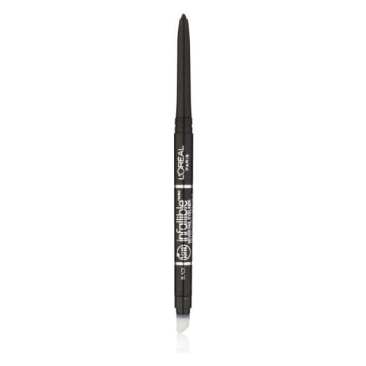 L'Oreal Paris Makeup Infallible Never Fail Original Mechanical Pencil Eyeliner with Built in Sharpener, Black, 1 Count