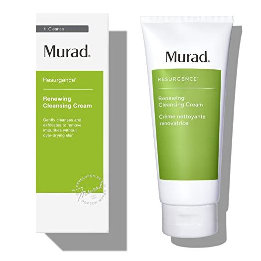 Murad Resurgence Renewing Cleansing Cream - Anti-Aging, Cleansing Cream Face Wash - Hydrating Daily Face Cleanser, 6.75 Fl Oz