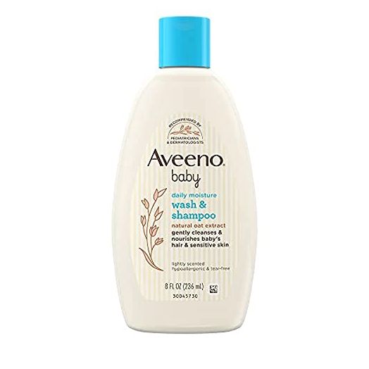 Aveeno Lightly Scented Baby Wash & Shampoo 8 oz.