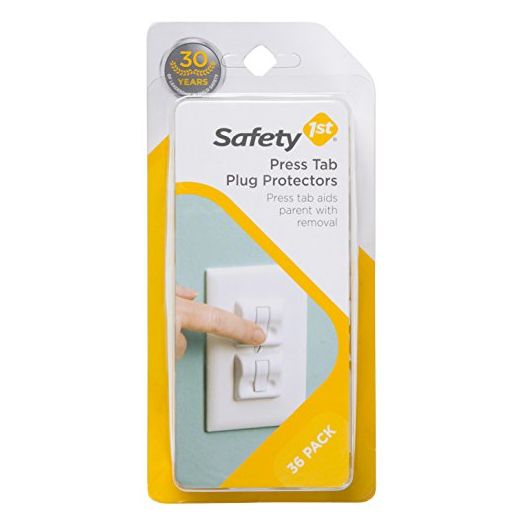 Safety 1st Press Tab Plug Protectors 36 Count (Pack of 1)
