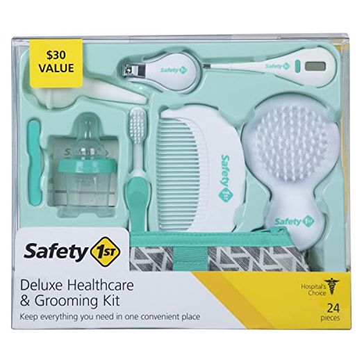 Safety 1st Deluxe Healthcare & Grooming Kit, Pyramids Aqua, Pyramids Aqua, One Size