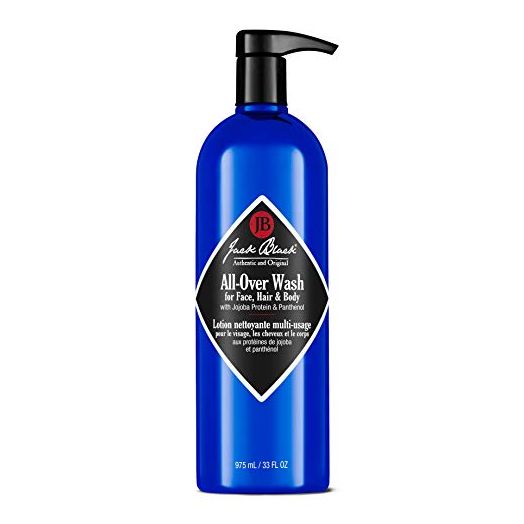 Jack Black All-Over Wash for Hair for Face, Hair & Body