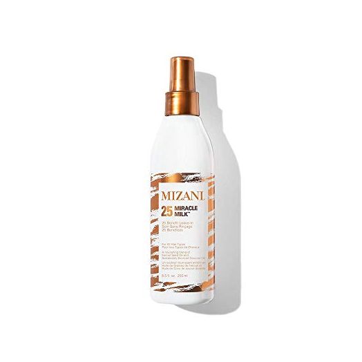 MIZANI 25 Miracle Milk Leave-In Conditioner, Moisturizing Detangler Spray, for Frizzy & Curly Hair
