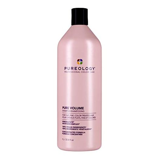 Pureology Pure Volume Shampoo | For Flat, Fine, Color-Treated Hair | Adds Lightweight Volume | Sulfate-Free | Vegan