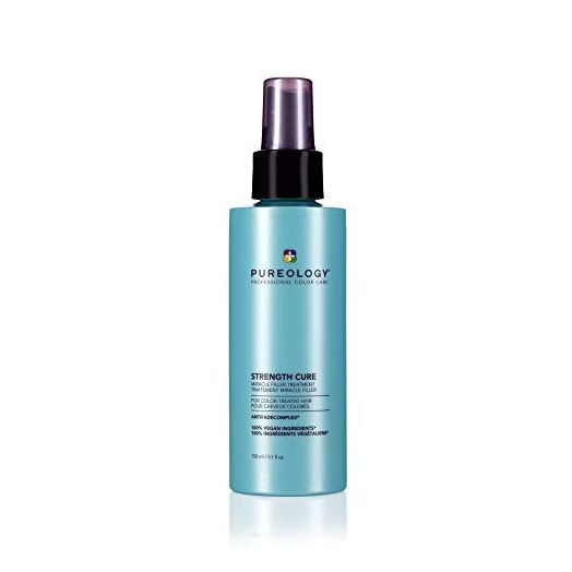 Pureology Strength Cure Miracle Filler | For Damaged, Color-Treated Hair | Repairing Heat Protectant Spray | Sulfate-Free | Vegan