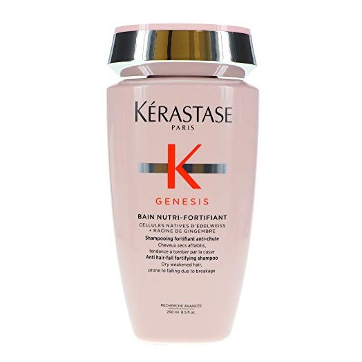KERASTASE, Genesis Bain NutriFortifiant Shampoo 8.5 Fl Oz, white.