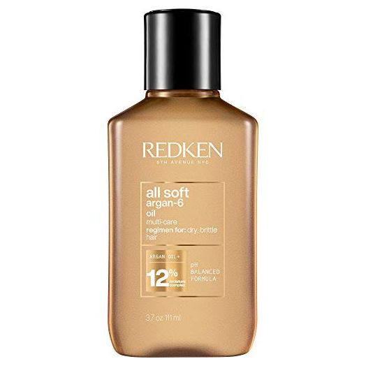 Redken All Soft Argan-6 Oil Treatment | For Dry Hair | Deeply Conditions Hair, Adds Softness & Shine | With Argan Oil