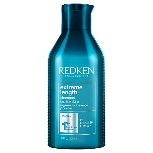 Redken Extreme Length Shampoo | Infused With Biotin| For Hair Growth | Prevents Breakage & Strengthens Hair