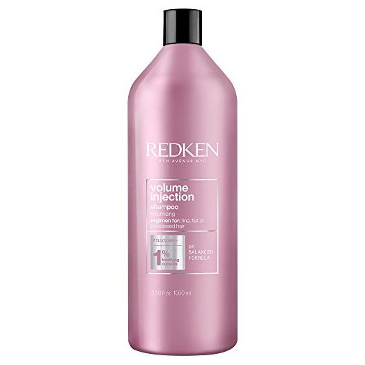 Redken Volume Injection Shampoo | Hair Volumizer For Fine Hair | Volumizing Shampoo Adds Lift & Body | Paraben Free