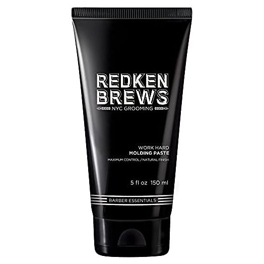 Redken Brews Molding Paste For Men, High Hold, Natural Finish, For all Hair Types, 5 Fl. Oz.