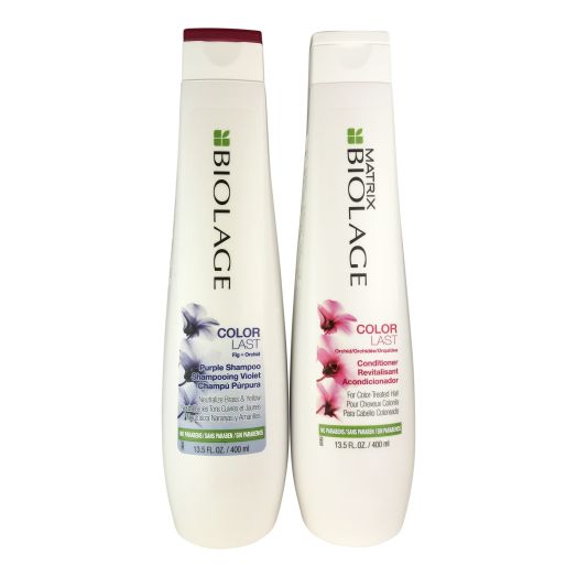 Matrix Colorlast Purple Shampoo and Conditioner 13.5 oz