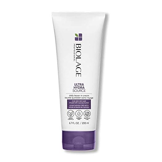 BIOLAGE Biolage Ultra Hydra Source Leave-in Cream with Capuacu Butter | Conditions & Softens Hair | For Very Dry Hair | Vegan | Silicone & Paraben Free | 6.7 Fl. Oz., 6.76 fl. oz.