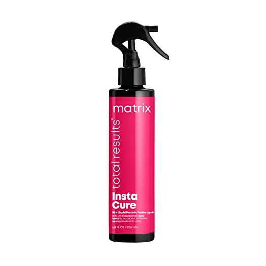 MATRIX Total Results Instacure Anti-Breakage Leave-In Porosity Spray | Heat Protectant & Detangler | Repairs & Strengthens Hair | Anti-Frizz | For Dry, Damaged & Brittle Hair