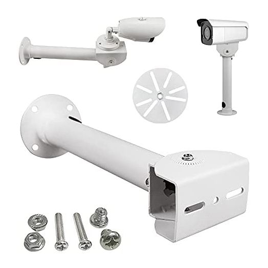compcctv CCTV Security Camera Mount Bracket, Adjustable Universal Camera Wall Mounting Bracket for CCTV Security Camera/I Mount/Dome Camera/IP Camera/7.8in