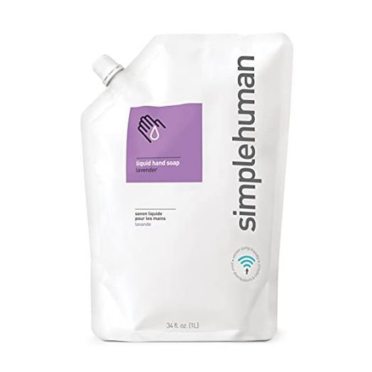 simplehuman Lavender Moisturizing Liquid Hand Soap Refill Pouch, 34 Fl. Oz.