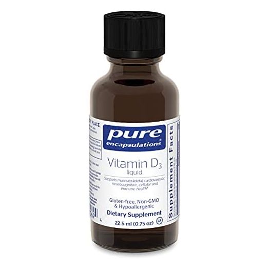 Pure Encapsulations Vitamin D3 Liquid | Supplement to Support Bone, Breast, Prostate, Cardiovascular, Colon and Immune Health* | 0.75 fl. oz.