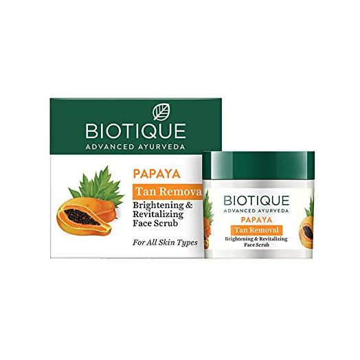 Biotique BIO PAPAYA Revitalizing Tan- Removal scrub 75gm/ 2.65 Fl.Oz