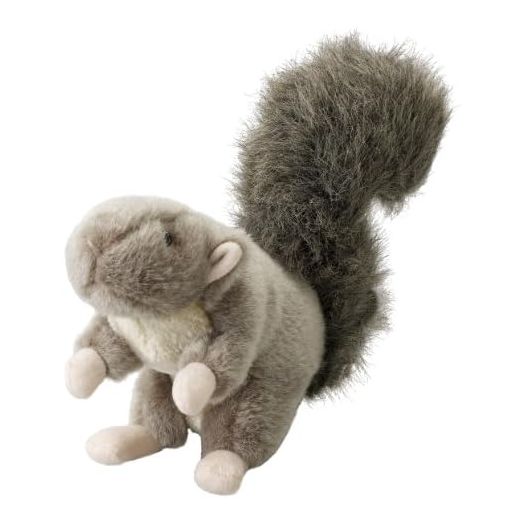 SPOT Woodland Collection Squirrel Dog Toy with Squeaker | Plush Tug of War Squirrel Grunting Squeak Toy for All Dog Breeds | Interactive Dog Toy | 10"