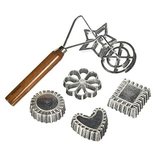 Norpro Rosette/Timbale, 7 Piece Set, Stainless Steel, One Size