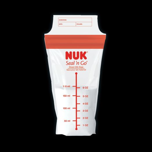 NUK® Simply Natural Seal n' Go® Breast Milk Bags, 50CT