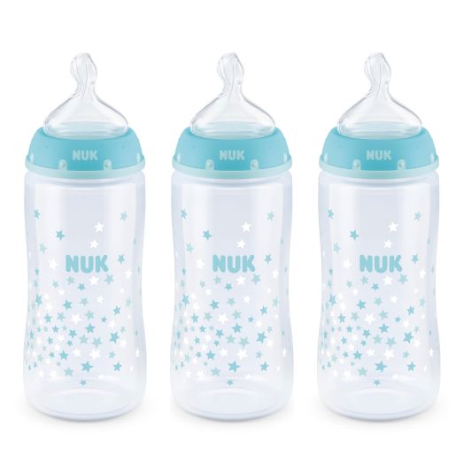 NUK Smooth Flow Anti-Colic Bottle, 10 oz, 3-Pack