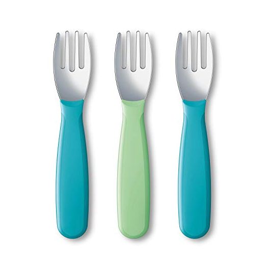 NUK Kiddy Cutlery Forks, 3 Pack, 18+ Months
