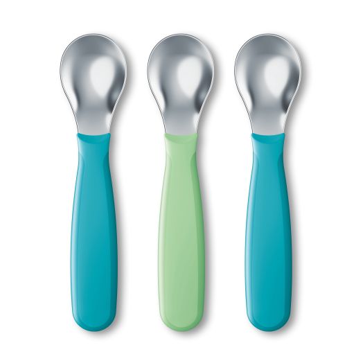 NUK CUTLERY SPOON 3PK NEUTRAL