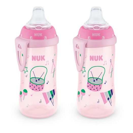 NUK® Active Sippy Cup, 10 oz, 2 Pack, 8+ Months, Girl