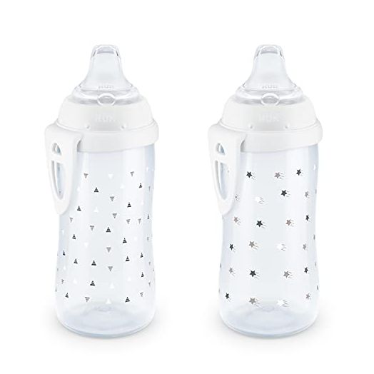 NUK Active Sippy Cup, 10 oz, 2 Pack, 12+ Months, Timeless Collection, Amazon Exclusive