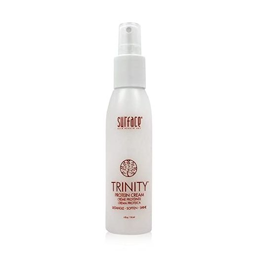 Surface Hair Trinity Protein Cream Leave-In Conditioner to Smooth and Strengthen, Natural Detangling Spray to Repair and Protect Color-Treated Hair, Softening Treatment
