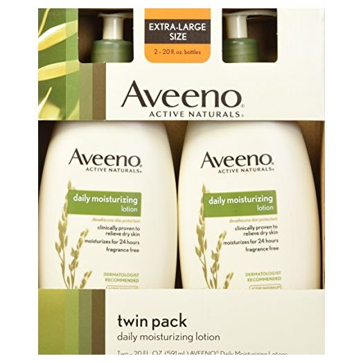 Aveeno Aveeno Active Naturals Daily Moisturizing Lotion, New 2 Pack Of 20 Fl Ounce Pump, 1 Fl Ounce