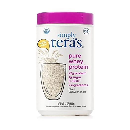 Teraswhey Simply Pure Whey Protein, Bourbon Vanilla, 12 oz,Package May Vary