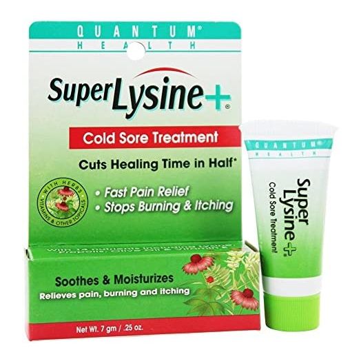 Quantum Super Lysine Plus Cold Sore Treatment Cream - 0.25 Oz