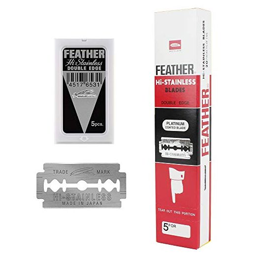 Feather Double Edge Safety Razor Blades 100 Count