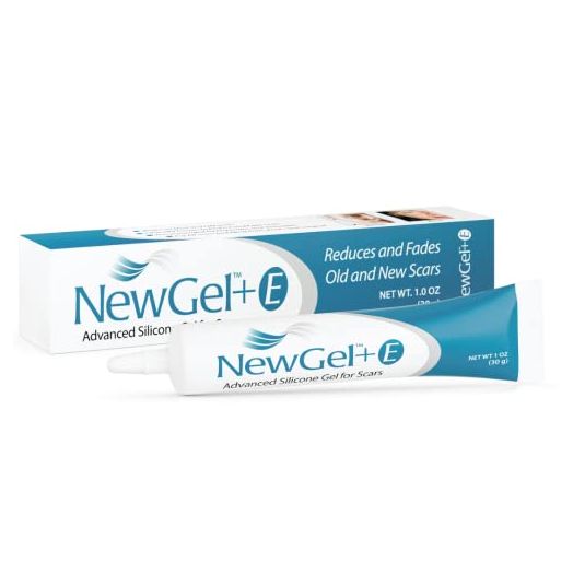 NewGel+E Advanced Silicone Scar Treatment Gel for OLD and NEW Scars w Vitamin E, for Surgery, Injury, Keloids, Burns, and Acne (1 oz)