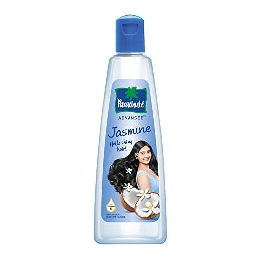 Parachute Advansed Jasmine Enriched Coconut Hair Oil - 6.8 fl.oz. (200ml) - Scalp Nourishment, Non-Sticky, Gives Stronger, Softer, Silkier Hair