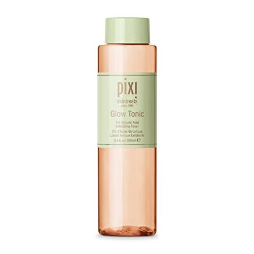 Pixi Beauty Glow Tonic 250ml | Balancing Face Toner | Glycolic Acid Toner for Radiant Skin | Daily Brightening Toner | 8.5 Fl Oz