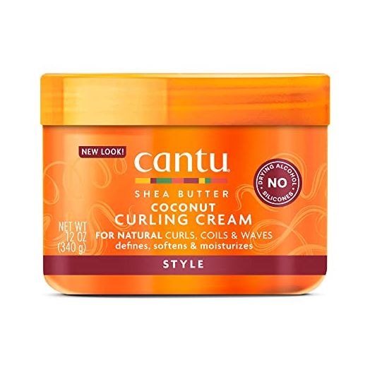 Cantu Coconut Curling Cream with Shea Butter for Natural Hair, 12 oz