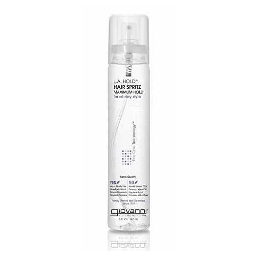 GIOVANNI L.A. Hold Hair Spritz, 5 oz. Maximum Hold Styling Spray, Retains Style and Adds Shine (Pack of 3)